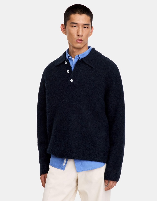 ARKET - Alpaca Wool Blend Polo Shirt