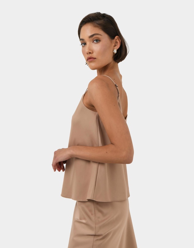 Forcast - Joy Satin V-neck Cami