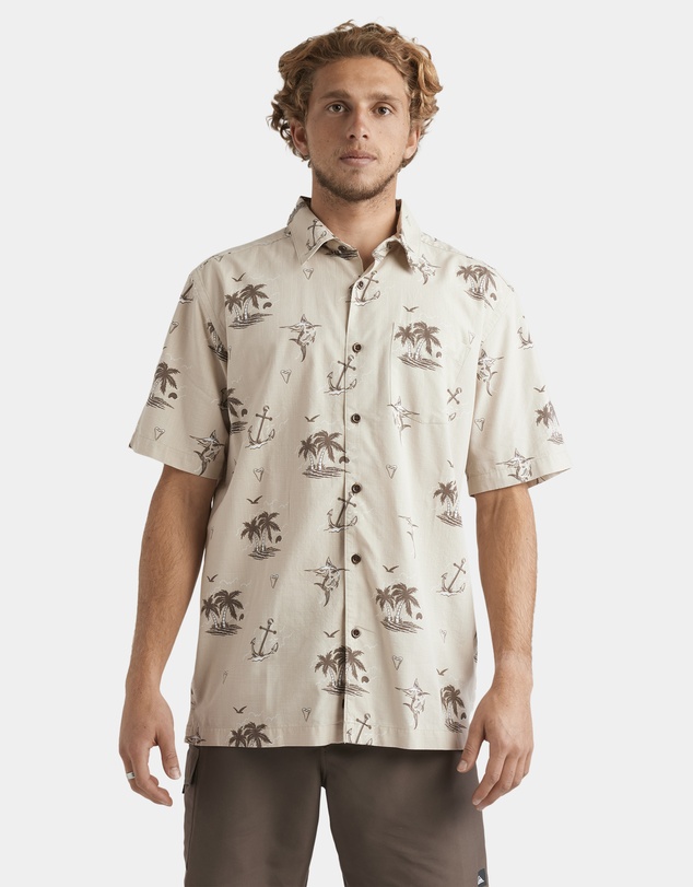 Quiksilver - Mens Horizon Haze Short Sleeve Shirt