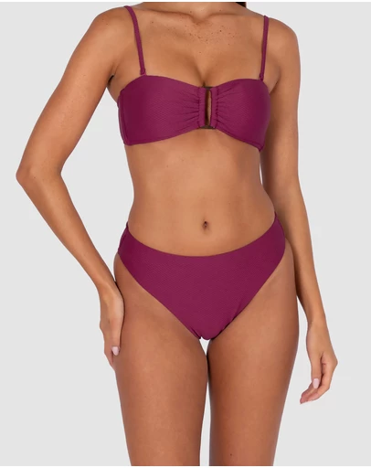 Baku Swimwear - Rococco High Waist Cheeky Bikini Bottom