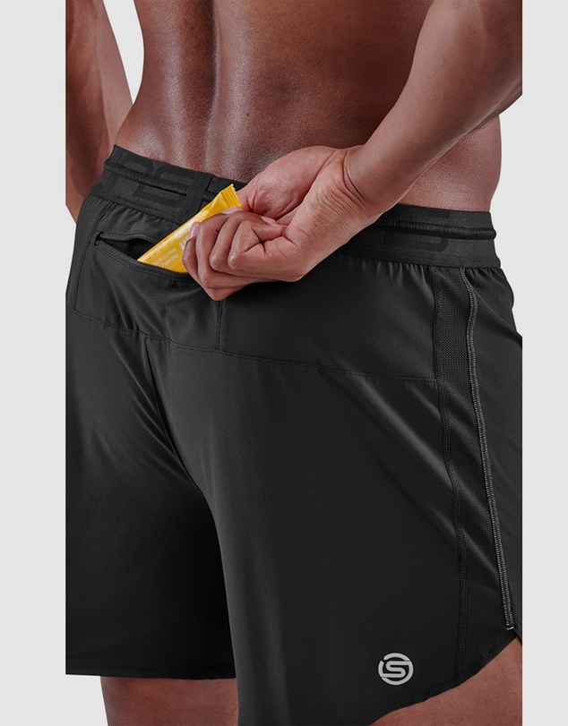 SKINS - SKINS Men's 3-Series Activewear Run Shorts Black