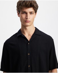 Staple Superior - Newport Textured Linen Blend Shirt