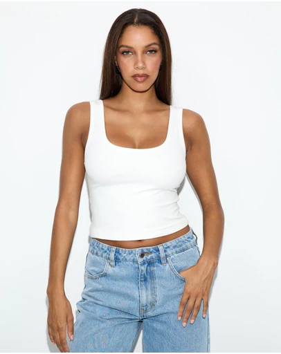 Dazie - Nicole Sculpt Tank Top