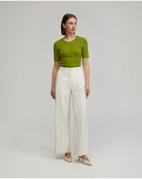 Oxford - Helena Button Front Knit
