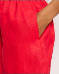 AERE - Bronte Linen Shorts