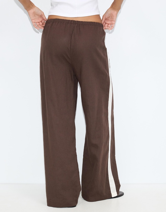 Dazie - Balmy Wave Linen Blend Beach Pants