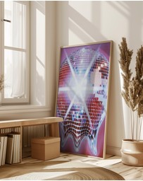 Olive et Oriel - Melting Disco Ball by Samantha Hearn Art Print