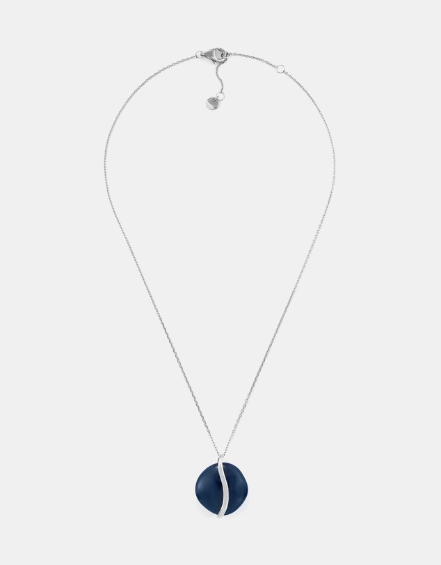 Skagen - Sofie Sea Glass Silver Tone Necklace