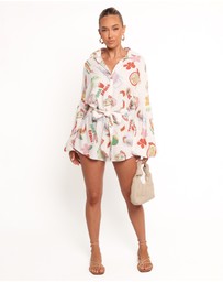 Petal & Pup - Jillia Long Sleeve Playsuit - Alfresco