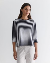Sportscraft - Cotton Crew 3/4 Sleeve T-Shirt