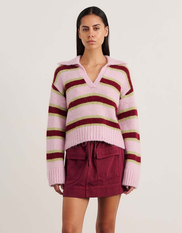 Jag - Lily Collared Knit