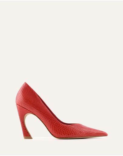 CHILLI SNAKE PRINT LEATHER