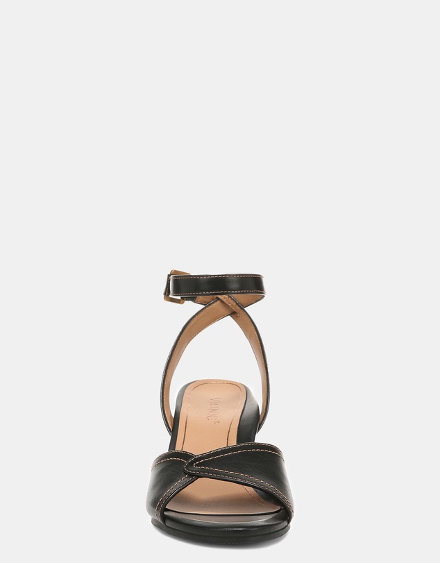 Vionic - Isadora Heeled Sandal - Black Leather