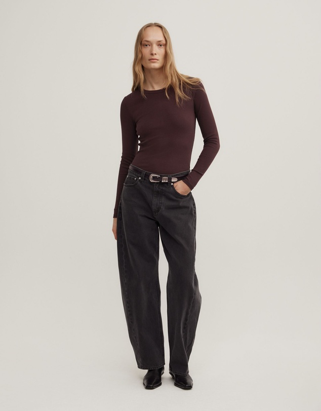 Witchery - Crew Rib Long Sleeve Top