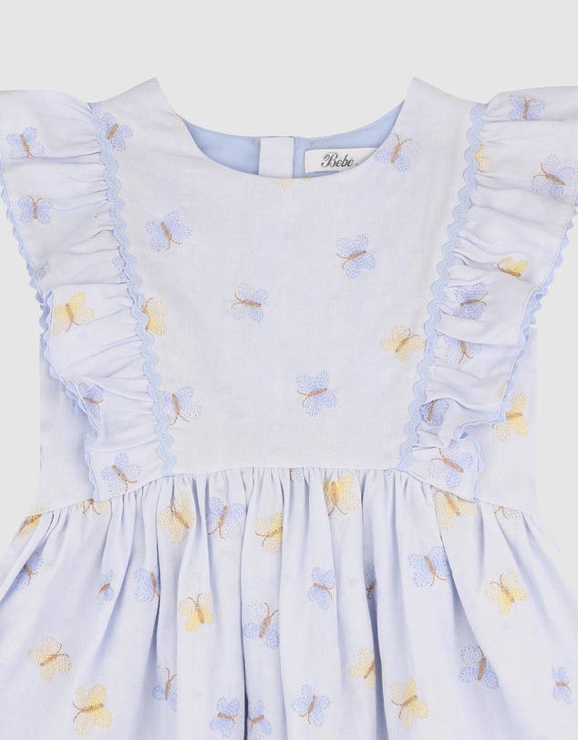 Bebe by Minihaha - Libby Embroidered Butterfly Dress - Kids