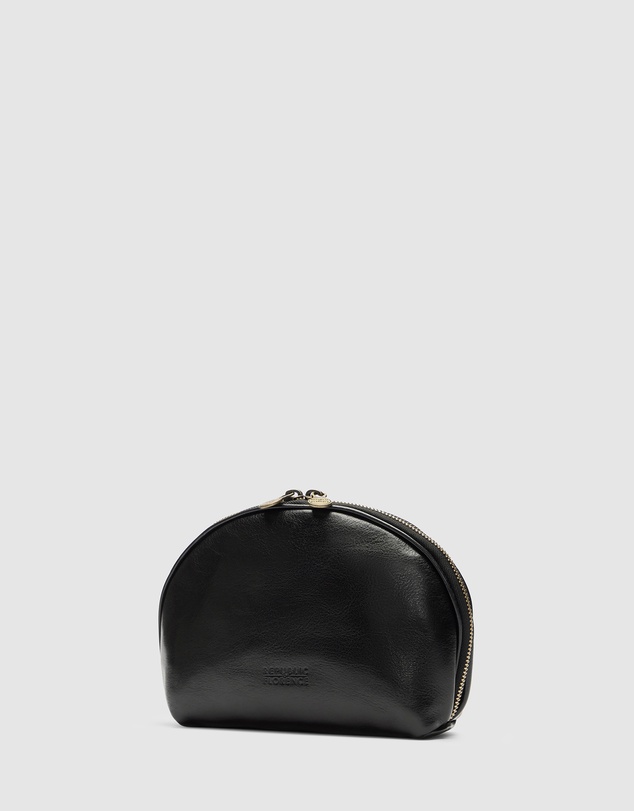 Republic of Florence - Porter Black Leather Pouch