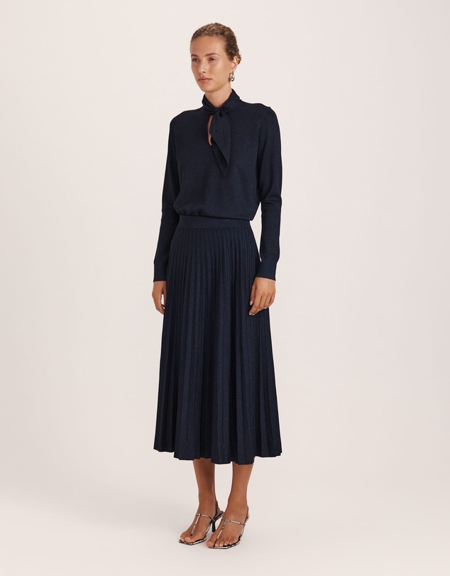 SABA - Mariya Sparkling Knit Skirt