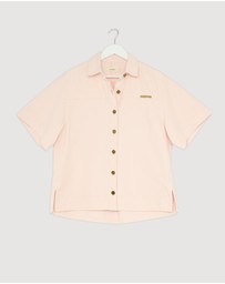 Revibe - Repaired KIVARI Marla Denim Shirt - AU 10