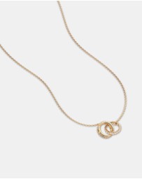 By Charlotte - Entwined Hearts Necklace