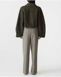 Bassike - Woollen Zip Front Jacket