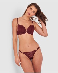 Bras N Things - Daisy Lightly Lined Bra - Berry
