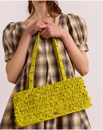 Damson Madder - Sophia Ruffle Bag