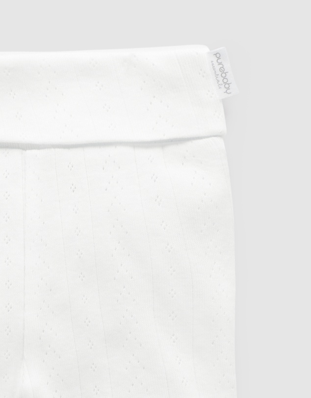 Purebaby - Ess Pointelle Legging-Babies
