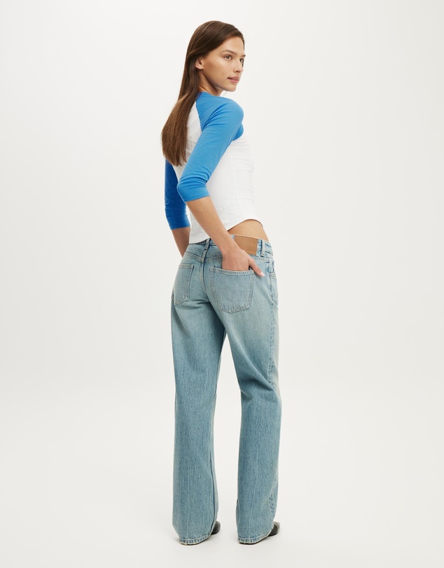 Cotton On - Low Rise Straight Jeans