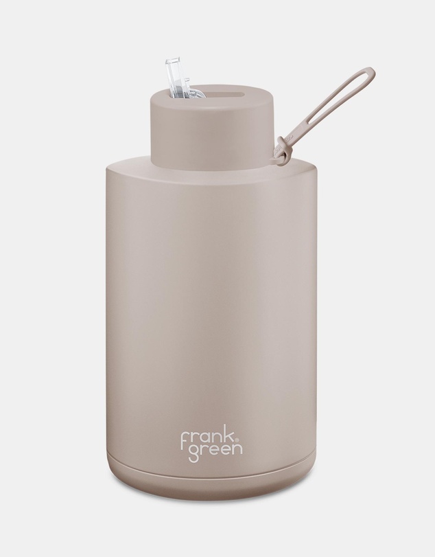 Frank Green - 68oz Stainless Steel Ceramic Reusable Bottle with Straw Lid