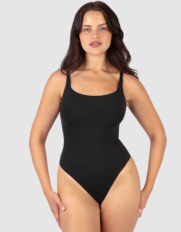 B Free Intimate Apparel - Square Neck Bodysuit G-String ButterFit