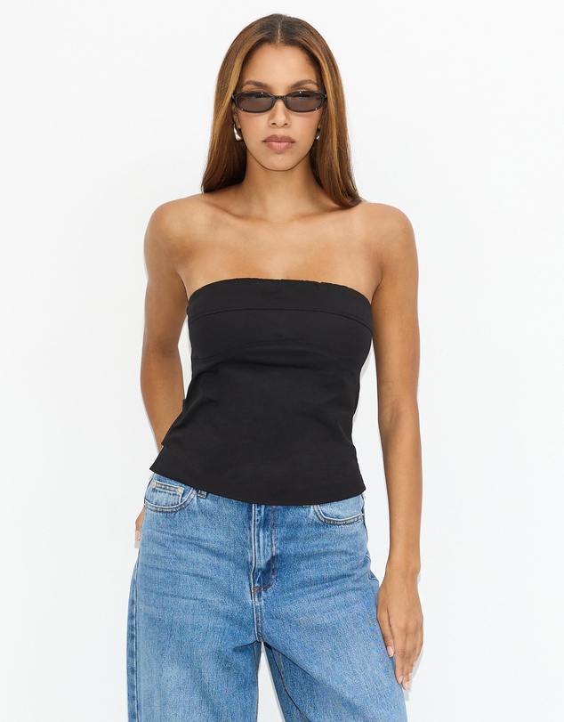 Dazie - Ines Strapless Top