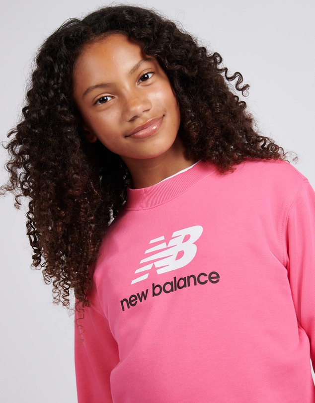 New Balance - French Terry Stacked Logo Crew