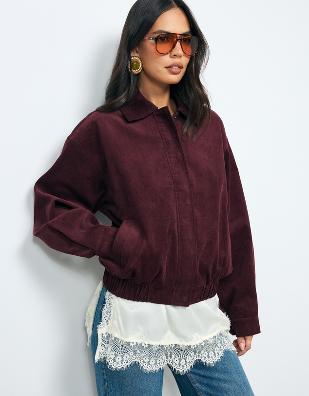 AERE - Nara Corduroy Bomber Jacket