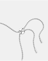 Swarovski - Matrix Tennis Bracelet, Mixed Round Cuts, White, Rhodium Plated