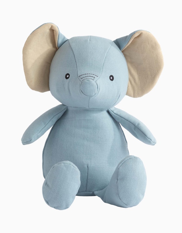 Living Textiles - Large Linen Animal - Eddie the Elephant