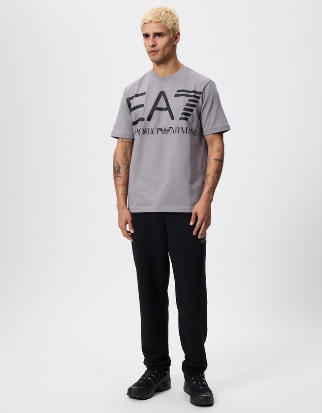 Emporio Armani EA7 - SS Train Logo Series M Oversize Logo Tee