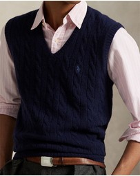 Polo Ralph Lauren - ICONIC EXCLUSIVE - Cable-Knit Wool-Cashmere Sweater Vest