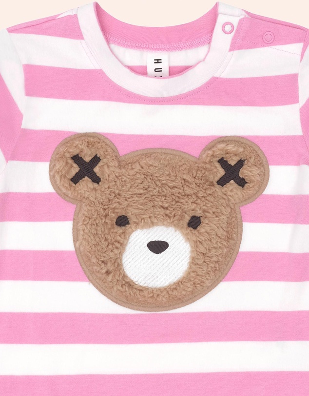 Huxbaby - Furry Huxbear Stripe Tee - Babies-Kids