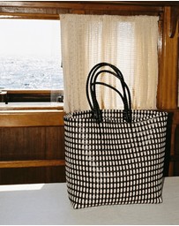 Mimmi Terra - Woven Traveller Tote Tiramisu