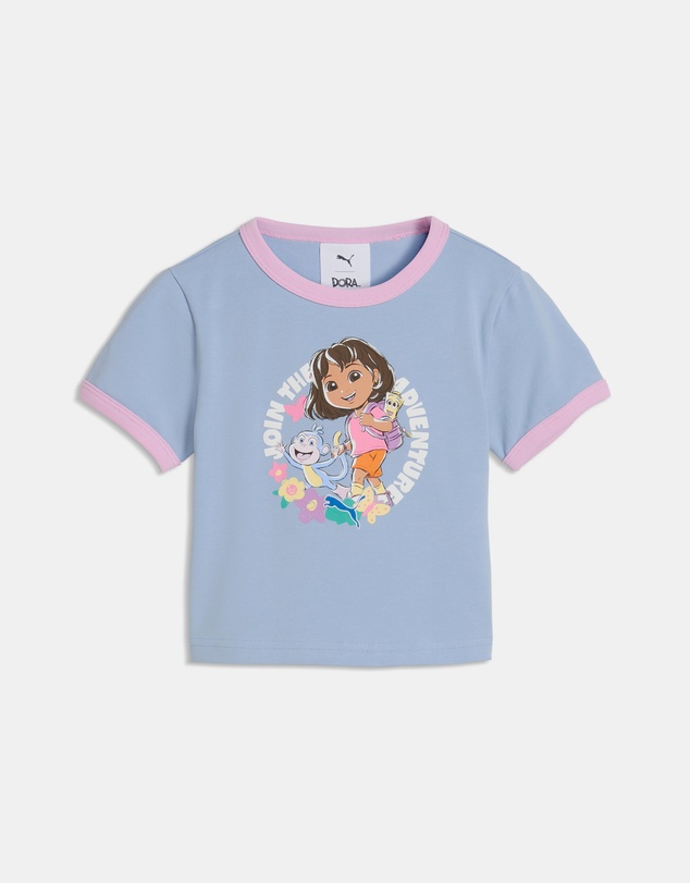 Puma - x DORA THE EXPLORER Slim Ringer Tee - Girls