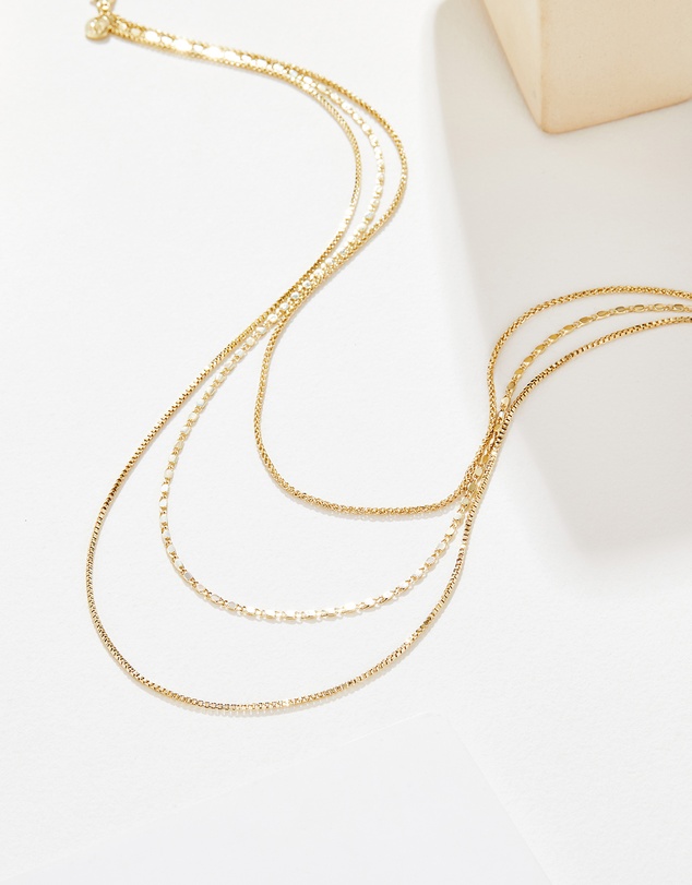 Mestige - Sparkle Layered Necklace