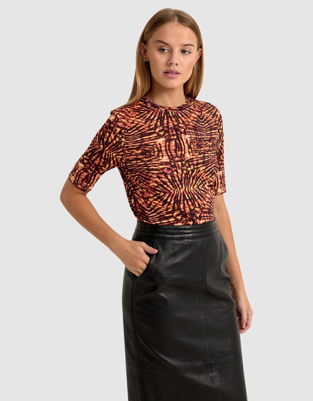 Oxford - Imogen Printed Jersey T-Shirt
