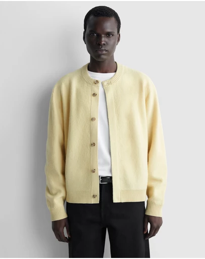 COS - Boiled-Wool Crew-Neck Cardigan