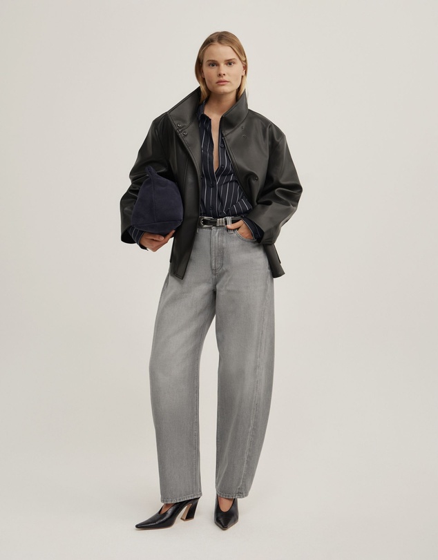 Witchery - Tie Back Pinstripe Shirt