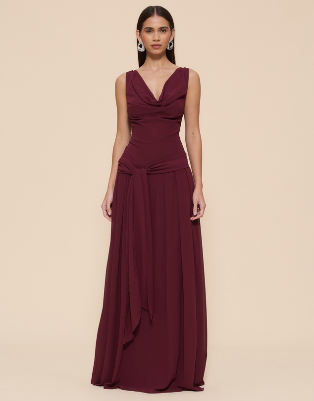 CHANCERY - Kiara Cowl Neck Maxi Dress