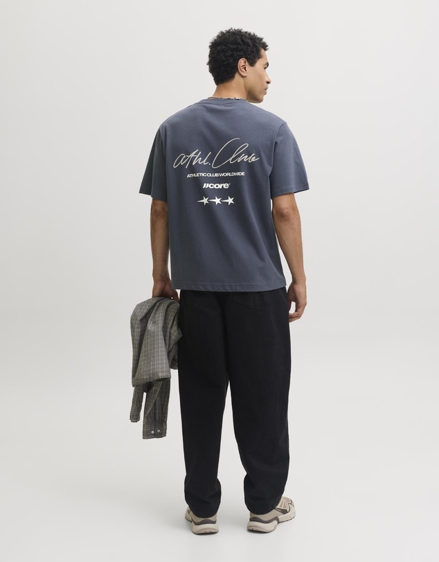 Jack & Jones - Jcoclub Back Script Tee SS Crew Neck SN