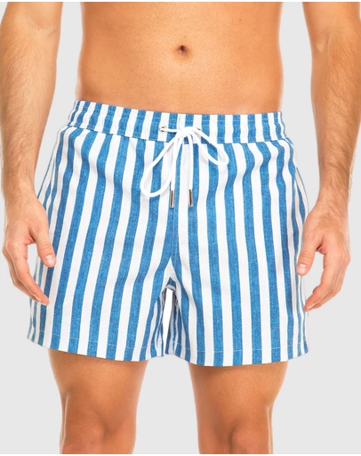 Tolu Australia - Boardshorts with Blue Stripes