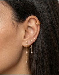 HOUSE OF SLANI - Dainty Noor Freshwater Pearl Drop Earrings