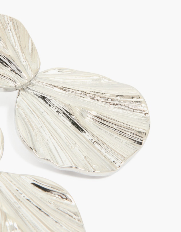 Lovisa - Waterproof Stainless Steel Double Textured Drop Earrings