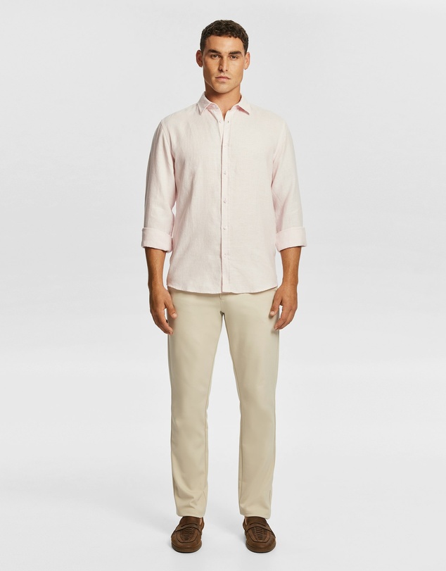 yd. - West Hampton Pure Linen Shirt